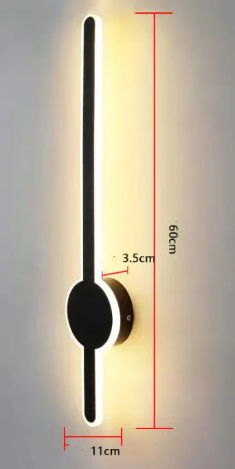 Sleek LED Acrylic Wall Sconce