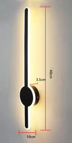 Sleek LED Acrylic Wall Sconce