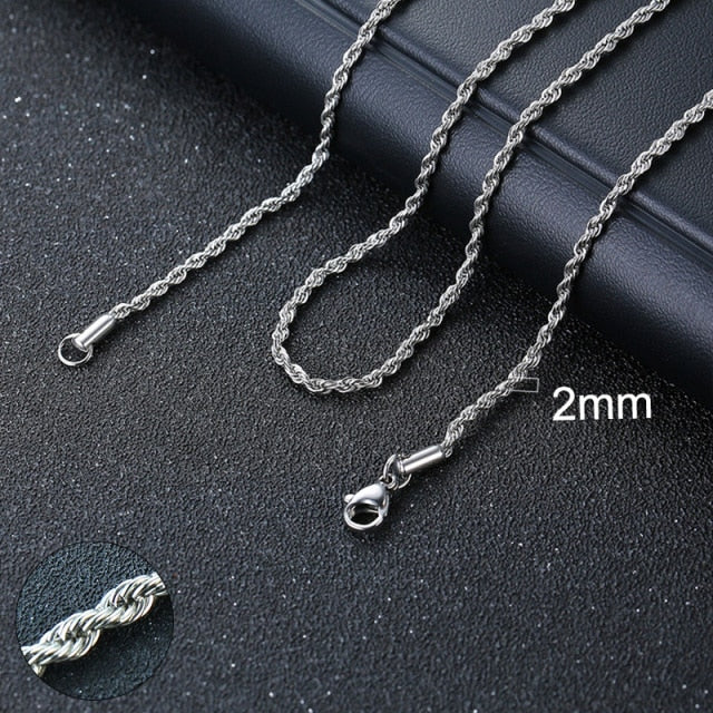 Cuban Chain Necklace for Men and Women